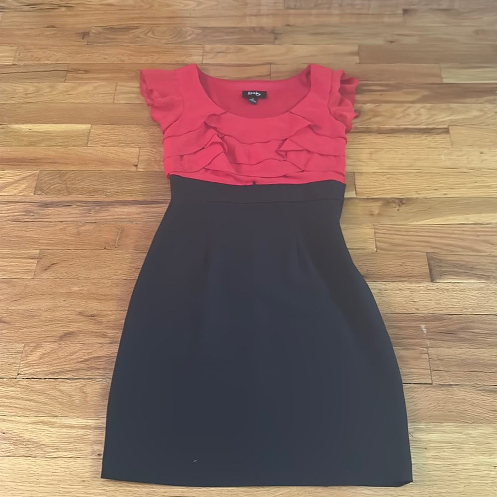 By & by - Red and Black Dress